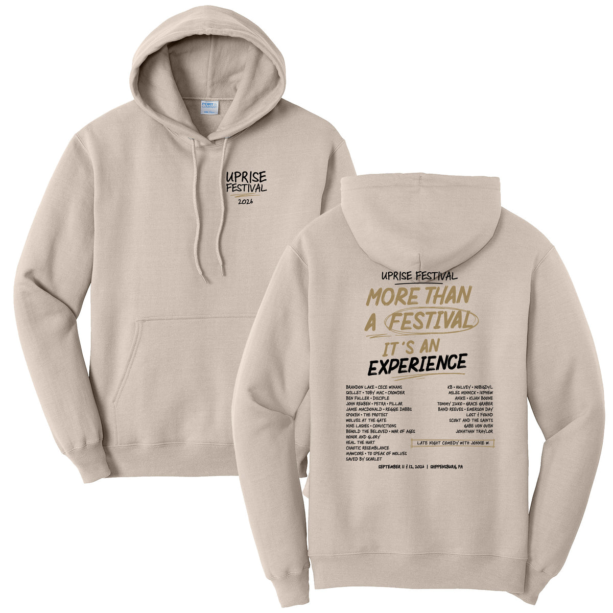 2026 Uprise - Tan Hoodie - Limited Time Offer