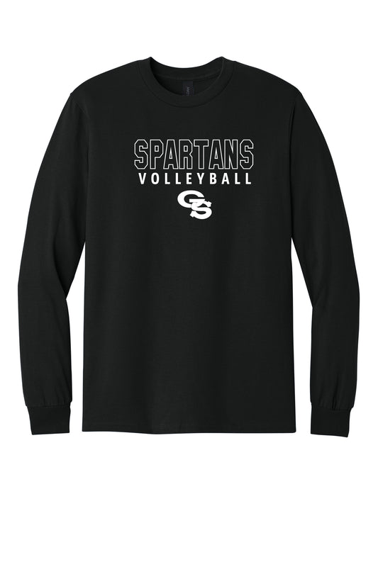 Garden Spot Volleyball Long Sleeve T-Shirt (Design 1)