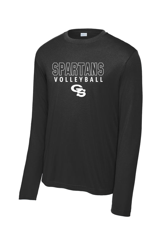 Garden Spot Volleyball Performance Long Sleeve T-Shirt (Design 1)